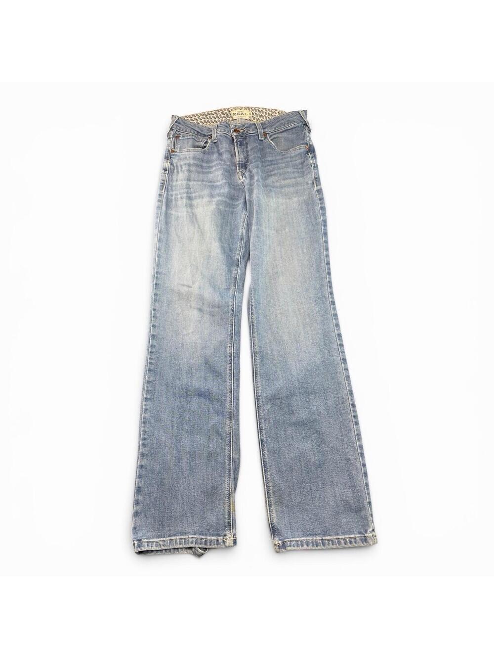 Ariat Jeans Womens 32R Blue REAL Denim Bootcut Mid Rise Western Stretch Riding